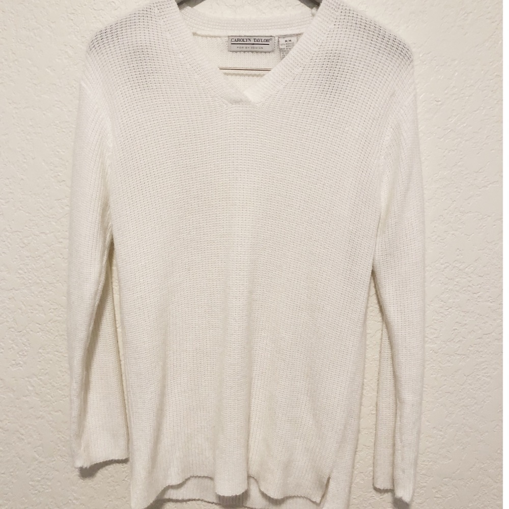 Oversized V Neck Sweater